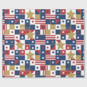 Geometric USA250 4 juli ID1315 Cadeaupapier (Vlak)