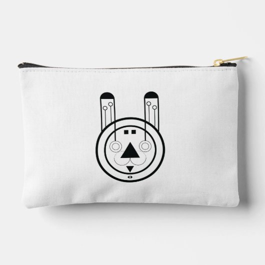 Geometric Usagi Rabbit Zodiac Pouch Etui (Achterkant)