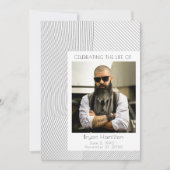 Geometric Waves Celebration of Life-programma Kaart (Voorkant)