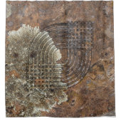 Geometric Weave Rock Art Douchegordijn (Voorkant)