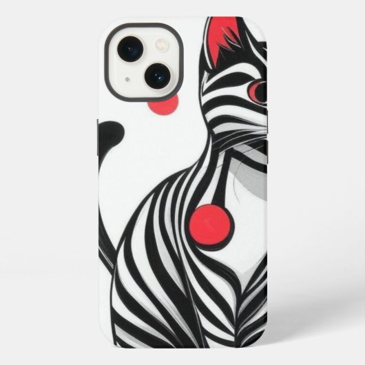 Geometric Whisker Dance iPhone Hoesje (Achterkant)