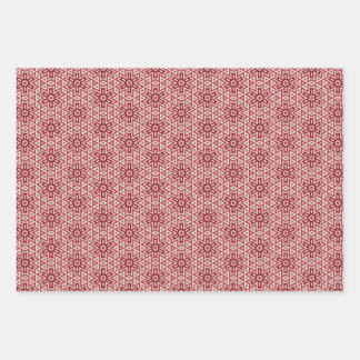 Geometric Winter Holiday Gift Wrapping Sheets Inpakpapier Vel