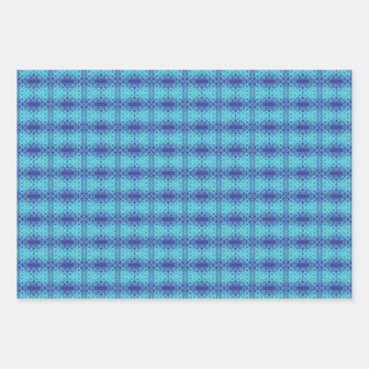 Geometric Wrapping Paper Flat Sheet Set of 3 (Voorkant 3)
