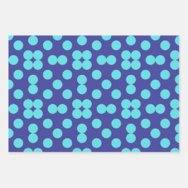 Geometric Wrapping Paper Flat Sheet Set of 3