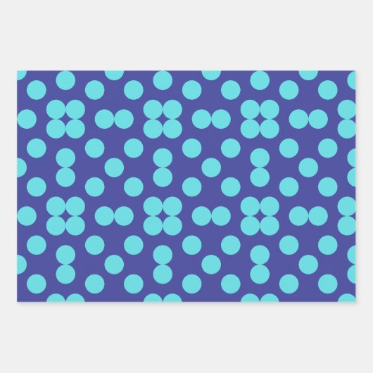 Geometric Wrapping Paper Flat Sheet Set of 3 (Voorkant)