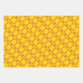 Geometric Wrapping Paper Flat Sheet Set of 3 (Voorkant 3)