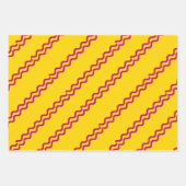 Geometric Wrapping Paper Flat Sheet Set of 3 (Voorkant 2)