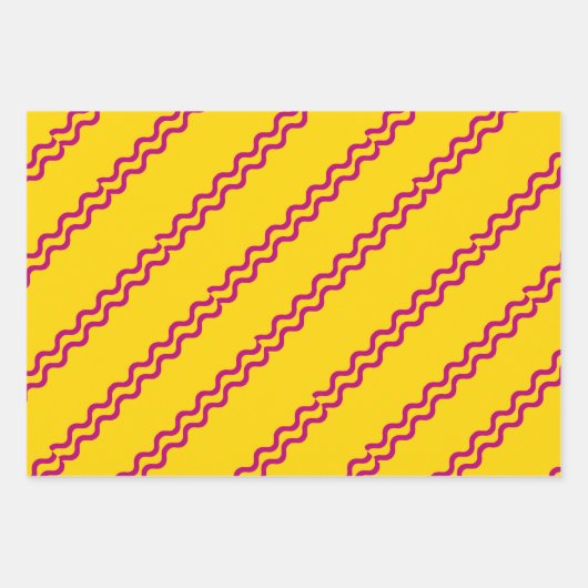 Geometric Wrapping Paper Flat Sheet Set of 3 (Voorkant 2)