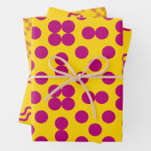 Geometric Wrapping Paper Flat Sheet Set of 3 (In situ)