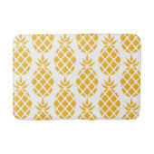 Geometric Yellow Big Pineapple Patroon Badmat (Voorkant)