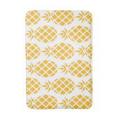 Geometric Yellow Big Pineapple Patroon Badmat (Voorkant Verticaal)