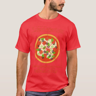 Geometrical Da Vinci Pizza Artist Pizzaholic T-shirt