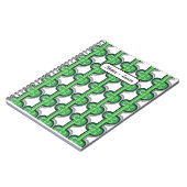 Geométrico en verde notitieboek (Linkerzijde)