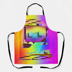Geometrics Met Een Bril Schort