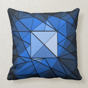 Geometrics Square Gemstone Design Pillow Kussen