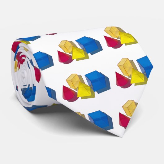 GeometricShapes021411 Stropdas (Opgerold)