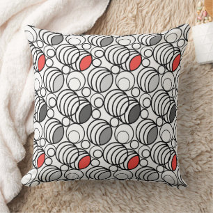 Geometrie cirkels en ringen decor retro zestiger j kussen
