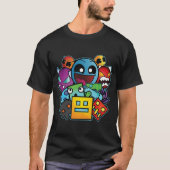Geometrie Dash T-shirt (Voorkant)
