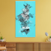 Geometrie deconstrueren canvas afdruk (Insitu (Woonkamer))