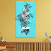 Geometrie deconstrueren canvas afdruk (Insitu (Woonkamer))