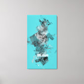Geometrie deconstrueren canvas afdruk (Voorkant)
