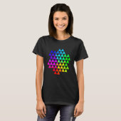 Geometrie-elementen en -vormen 9 t-shirt (Voorkant volledig)