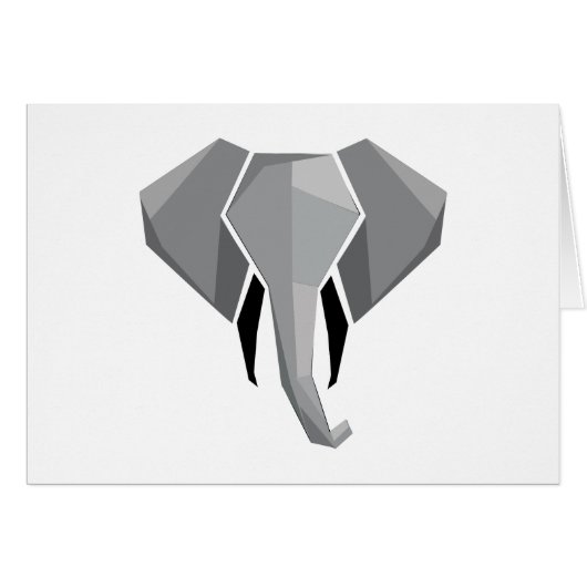 Geometrie Elephant Head Blank Inside (Voorkant Horizontaal)