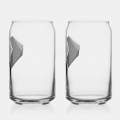 Geometrie Elephant Head Blikvorm Glas (Links)