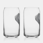 Geometrie Elephant Head Blikvorm Glas (Rechts)