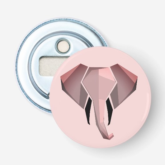 Geometrie Elephant Head Button Flesopener (Voorkant)