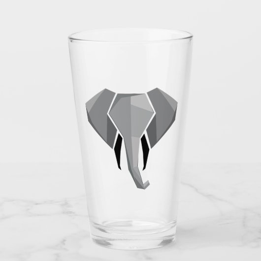 Geometrie Elephant Head Glas (Voorkant)
