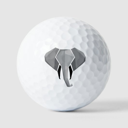 Geometrie Elephant Head Golfballen (Voorkant)