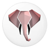 Geometrie Elephant Head Keramische Knop (Voorkant)