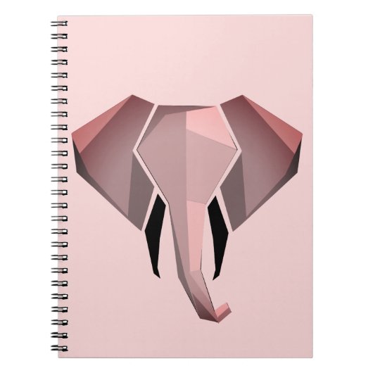 Geometrie Elephant Head Notitieboek (Voorkant)
