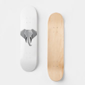 Geometrie Elephant Head Persoonlijk Skateboard (Voorkant)