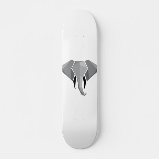 Geometrie Elephant Head Persoonlijk Skateboard (Voorkant)