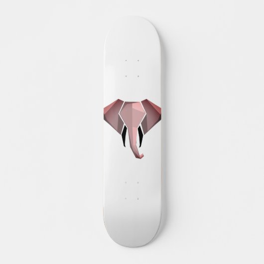 Geometrie Elephant Head Persoonlijk Skateboard (Voorkant)