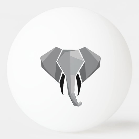 Geometrie Elephant Head Pingpongbal (Voorkant)