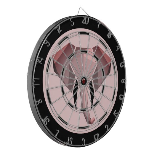 Geometrie Elephant Head Regulation Dartbord (Voorkant Links)