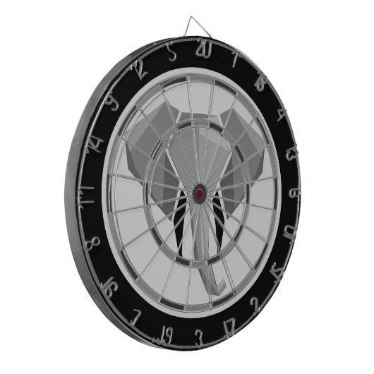 Geometrie Elephant Head Regulation Dartbord (Voorkant Links)