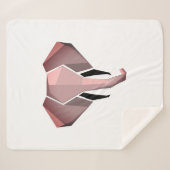 Geometrie Elephant Head Sherpa Deken (Voorkant (horizontaal))