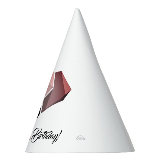 Geometrie Elephant Head Verjaardag Feesthoedjes (Rechts)