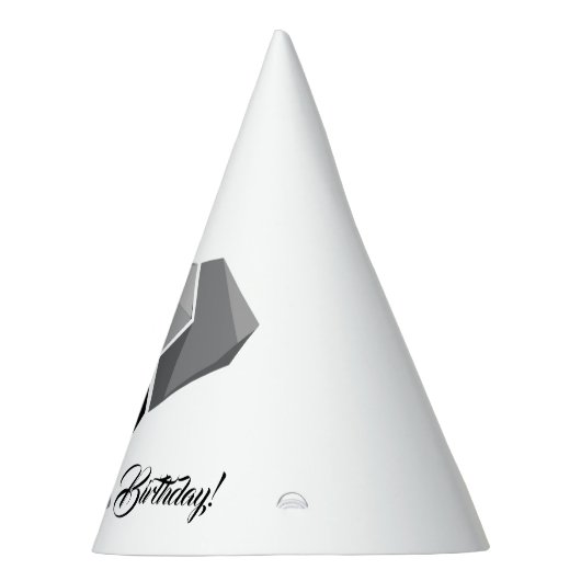 Geometrie Elephant Head Verjaardag Feesthoedjes (Rechts)