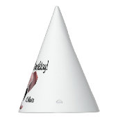 Geometrie Elephant Head Verjaardag Leeftijd en Naa Feesthoedjes (Rechts)