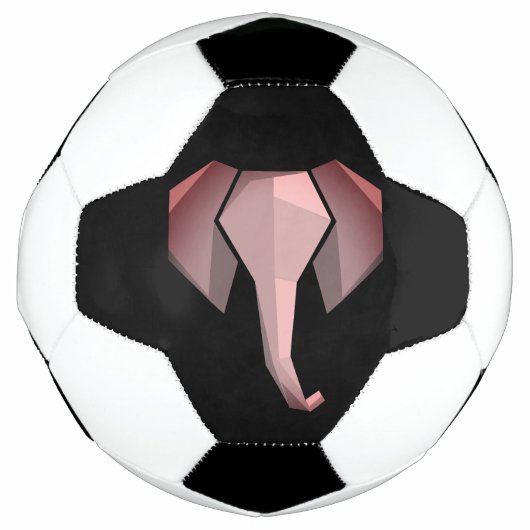 Geometrie Elephant Head Voetbal (Voorkant)