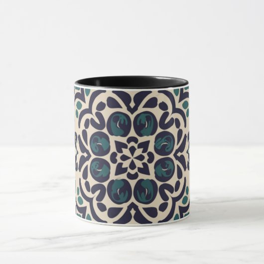 geometrie en arab-calligrapie mok (Midden)