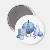 Geometrie en geometrische vormen magneet (Voorkant / Achterkant)