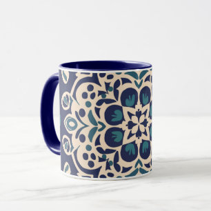 geometrie en kalligrapie arab Mug Mok