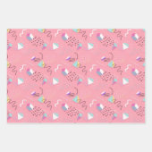 Geometrie en vierkant inpakpapier vel (Voorkant 3)