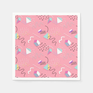 Geometrie en vierkant servet